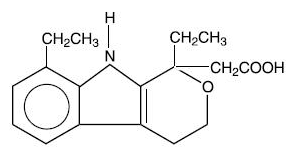 Etodolac Structural Formula