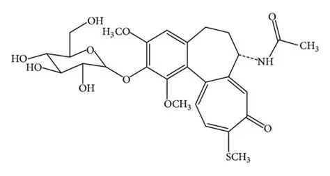 Thiocolchicoside Structural Formula