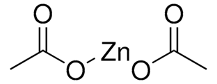 Zinc acetate dihydrate structure
